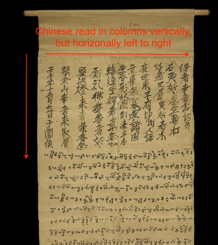 scroll closeup