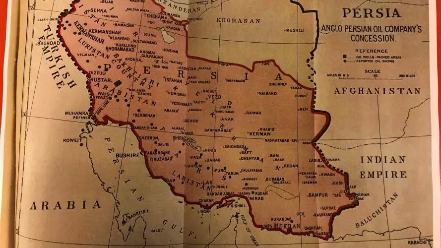 map of iran