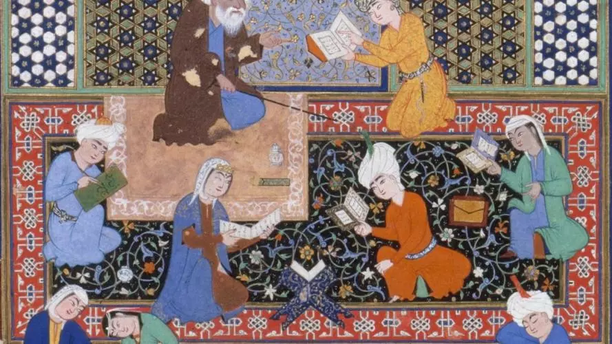 laila and majnun in school dt232547 detail