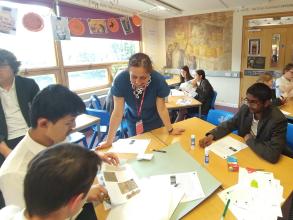 caption aa with students