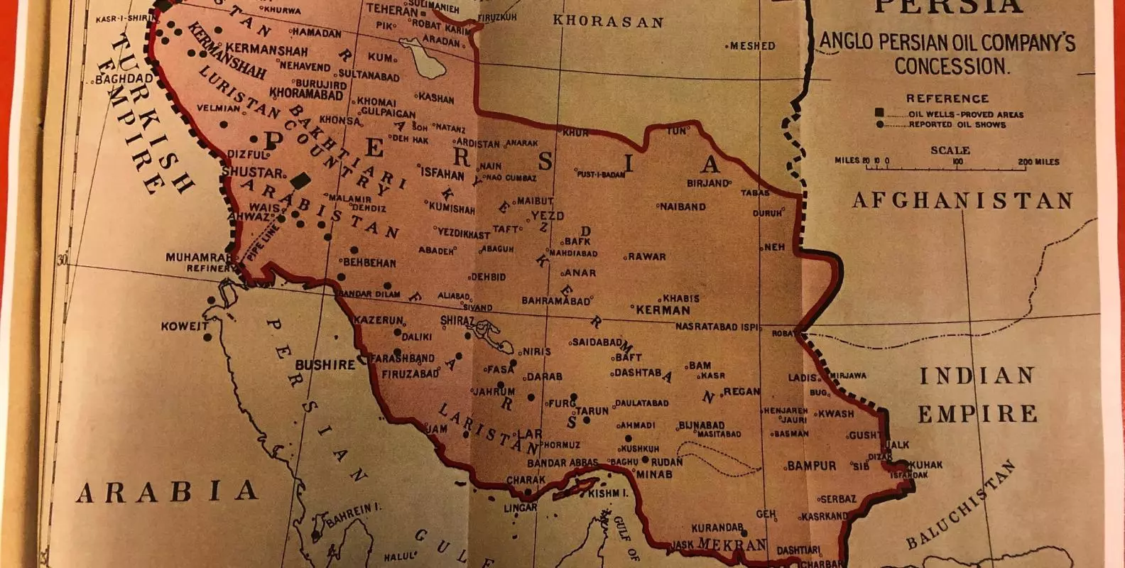map of iran
