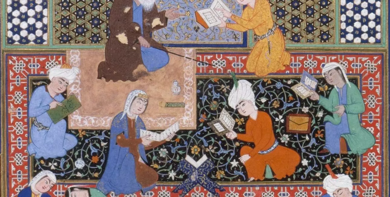 laila and majnun in school dt232547 detail